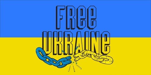 MAGNES NA samochód auto SOLIDARNI Z UKRAINĄ 2x na Arena.pl