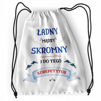 Plecak Dla Korepetytora Sportowy Szkolny Worek Z Nadrukiem Ze Zdjęciem