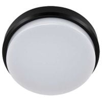 Hermetyczna LAMPA sufitowa ARON 03801 Ideus zewnętrzna OPRAWA plafon LED 18W 4000K okrągły IP65 czarny
