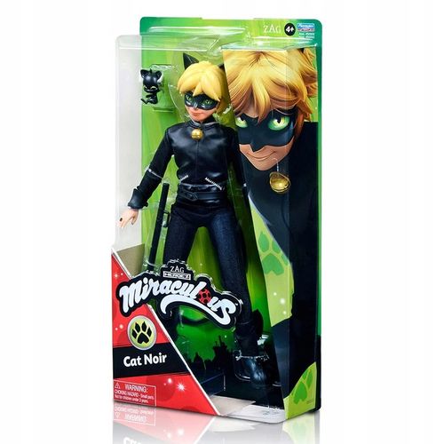 MIRACULOUS: Biedronka i Czarny Kot, Lalka Czarny Kot 50002 na Arena.pl