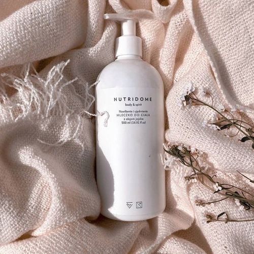 MLECZKO do ciała BALSAM z olejkiem jojoba NUTRIDOME intensywne NAWILŻENIE na Arena.pl