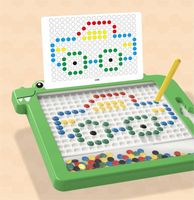 TABLICA MAGNETYCZNA DINOZAUR DUŻA TABLICA KREATYWNA MONTESSORI STEM NAUKA