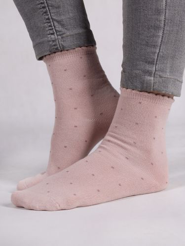 Skarpety dziewczęce bawełniane w kropki 3PAK 35-38 YOCLUB na Arena.pl