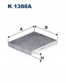 K1388A FILTRON FILTR KABINY WEGLOWY