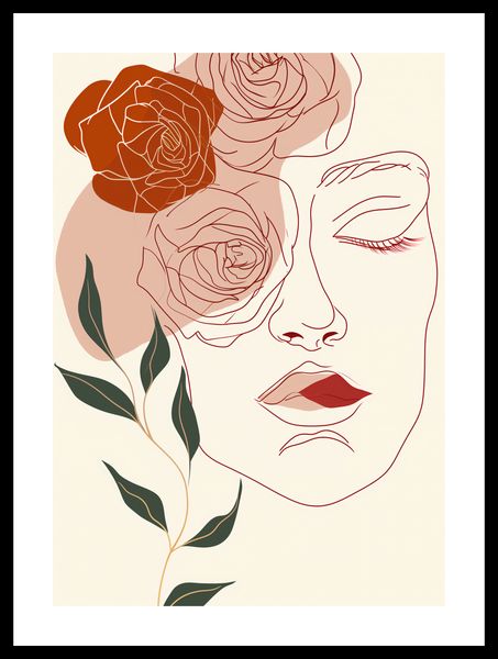 Plakat 29,7x42cm Beż i Twarz zdjęcie 3