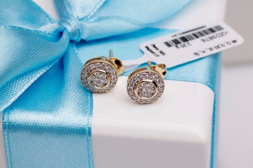 Emaga Złote kolczyki KZD3876 - Diament na Arena.pl