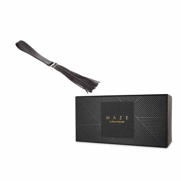 Bijoux Indiscrets - Maze Tassel Flogger Black zdjęcie 3