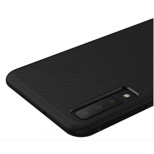 Etui Twill Texture  Samsung A7 2018 Czarne na Arena.pl