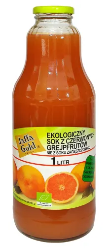 SOK Z Czerwonych GrejpfrutÓw NFC BIO 1 L - Jaffa Gold na Arena.pl