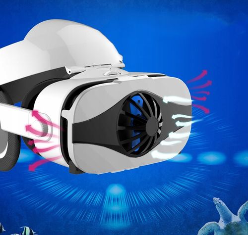 Okulary gogle VR 3D 360 FiiT 5F do smartfona do 6,3 ze słuchawkami lekkie na Arena.pl