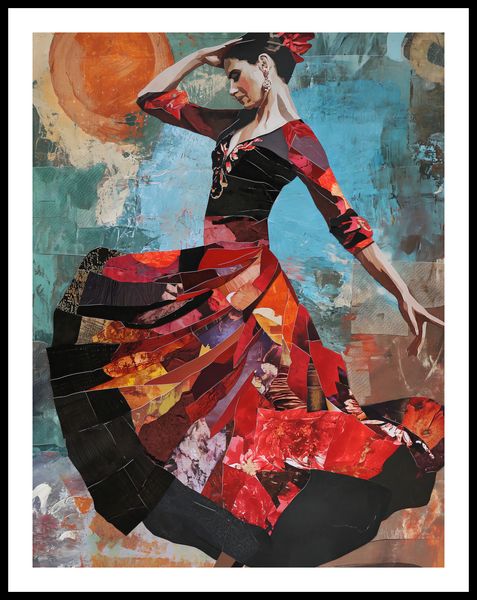 Plakat 50x65cm Taniec Flamenco zdjęcie 3