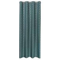 Zasłona na przelotkach CUBE 140x250 turkusowa