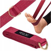 PASEK DO JOGI DŁUGA TAŚMA DO ROZCIĄGANIA ĆWICZEŃ TRENINGU YOGA BELT 3 m