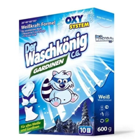 der waschkönig gardinen proszek do prania firan i białej bielizny 600 g