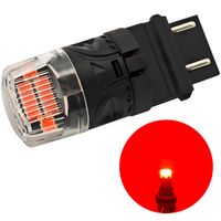 żarówka LED P27/7W, 3157 12V CANBUS 1800lm czerwona