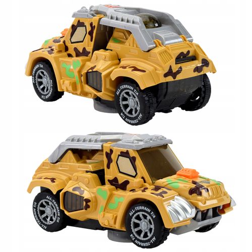 AUTO ROBOT ZABAWK DINOZAUR ZIEJE PARĄ SAMOCHÓD 2W1 na Arena.pl