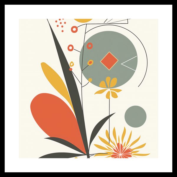 Plakat 30x30cm Geometryczny Ogród zdjęcie 3