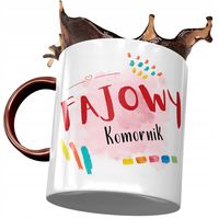 Kubek Bordowy Dla Komornika Fajowy Komornik Z Nadrukiem Ze Zdjęciem