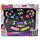 ZESTAW DLA DZIECI DO ROBIENIA BRANSOLETEK NASZYJNIKÓW KORALIKI BIŻUTERII