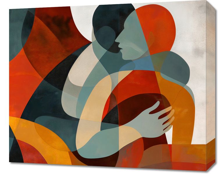 Obraz 60x50cm Objęcia zdjęcie 1