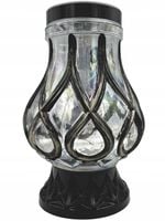 ZNICZ PIĘKNY DUŻY SOLARNY FOTOWOLTAICZNY LAMPION ŚLICZNE ZDOBIENIE