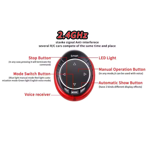 Samochód Autko Rc Zdalnie Sterowane Głosem Zegarek Wielofunkcyjny Kontroler na Arena.pl