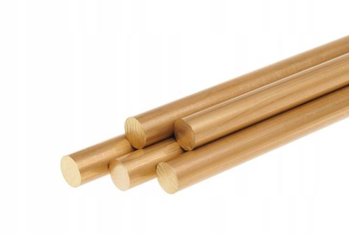 Pręt mosiężny wałek fi 10mm x 1mb | 100cm na Arena.pl