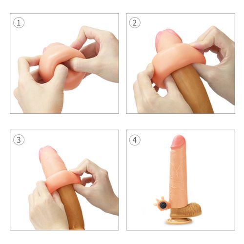 add 2" vibrating silicone extender na Arena.pl