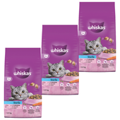 Whiskas Sterile Sucha karma dla dorosłych kotów z łososiem 1,4 kg x 3