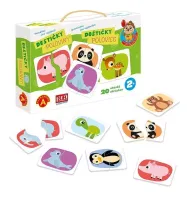 Łatwe puzzle dla dzieci od 2 roku życia - Układanka Zwierzątka 20 Elementów