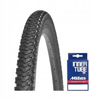 Opona rowerowa 28 700x38 40-622 TRC i dętka do roweru 28 x 1.1-1.75 AV40