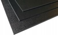 2mm ABS 50 x 100cm czarny płyta czarna molet piasek tworzywo 500 x 1000mm