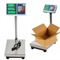 WAGA MAGAZYNOWA SKLEPOWA ELEKTRONICZNA 150kg LCD WAGA PLATFORMOWA TOWAROWA
