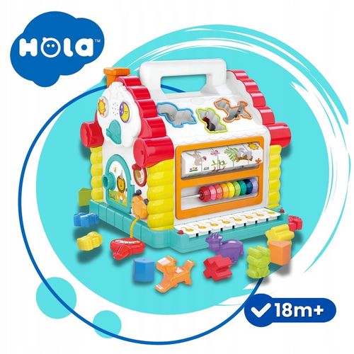 Interaktywny domek sorter Hola ZA3518 18 m + na Arena.pl