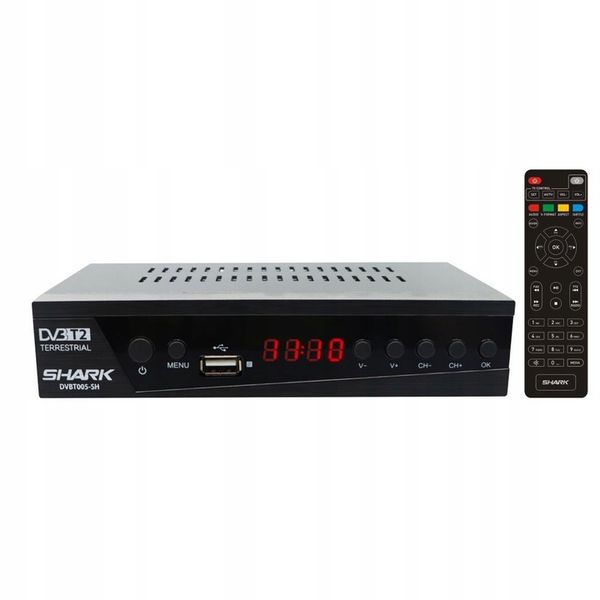 TUNER DEKODER DVBT2 DVB-T2/C TV NAZIEMNEJ KABLOWEJ PILOT HDMI USB HEVC zdjęcie 1