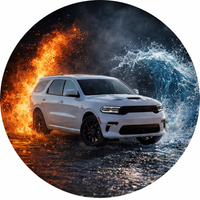 Opłatek na tort Dodge Challenger Viper Ram Charger Durango Auto Samochód