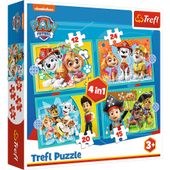 ND39_474316 -PUZZLE 4W1 TREFL 34346 WESOLA EKIPA