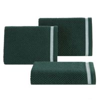 Ręcznik Madlen 30X50 cm ciemnozielony bawełna frotte z bordiurą