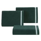Ręcznik Madlen 30X50 cm ciemnozielony bawełna frotte z bordiurą