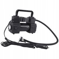 KOMPRESOR SAMOCHODOWY SPRĘŻARKA 12V POMPKA METAL 140 PSI KOŃCÓWKI MANOMETR