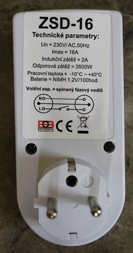 Programator czasowy Elektrobock ZSD-16 - gniazdkowy na Arena.pl