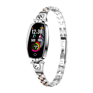 Damski Zegarek Smartwatch Srebrny Aplikacje Kardiowatch WH8 Watchmark