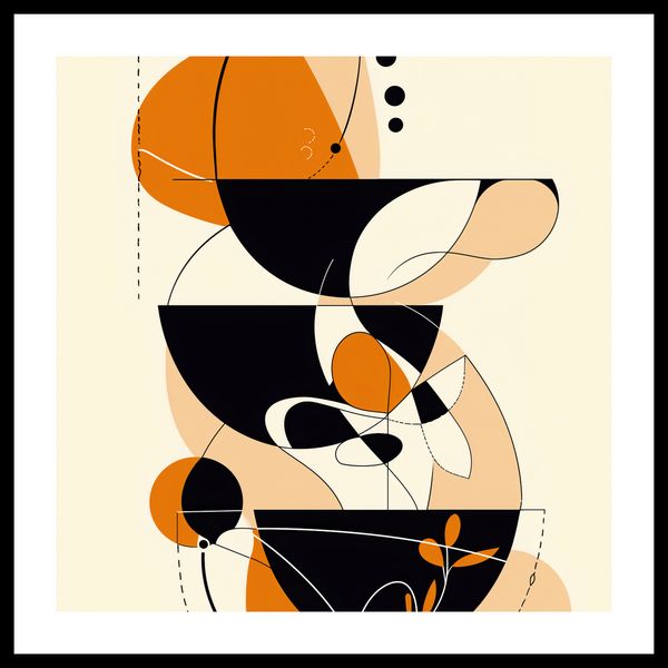 Plakat 40x40cm Taneczne Kręgi zdjęcie 3