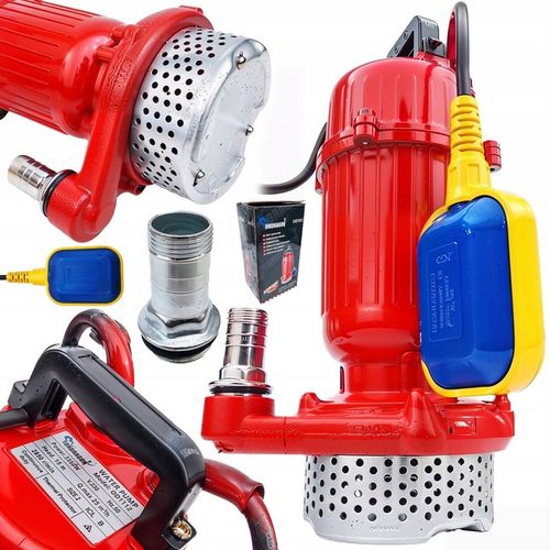 POMPA DO WODY BRUDNEJ CZYSTEJ ZANURZENIOWA PŁYWAK SITO SZAMBA SCIEKÓW 3350W na Arena.pl