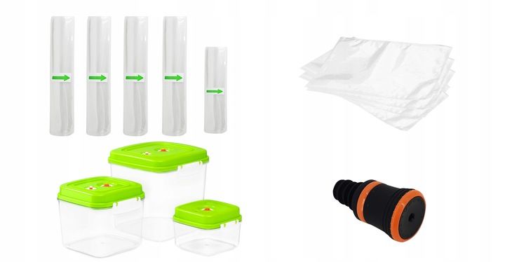 Zgrzewarka próżniowa Pakowarka żywności Yoer AUTOMATYCZNA +Pojemniki +WAGA zdjęcie 8