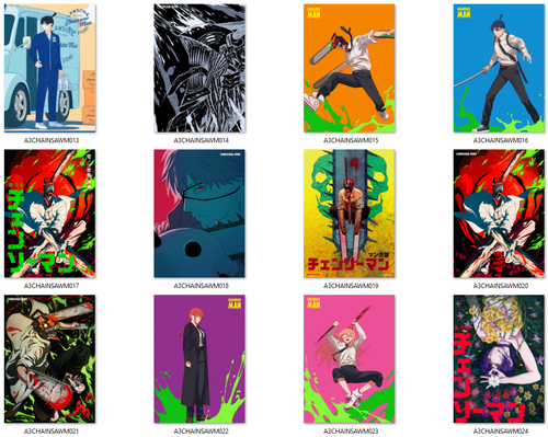 Plakat Chainsaw Man DO WYBORU na Arena.pl