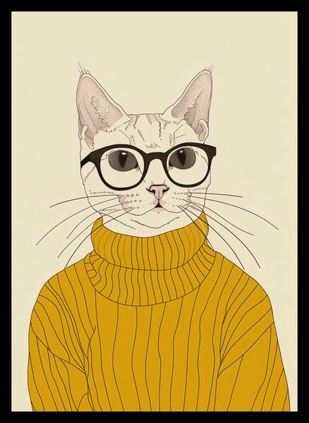 Plakat 25x35cm Intelektualista zdjęcie 2