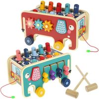 Ciągacz Słoń Przebijanka Drewniana Tłuczek Młotek