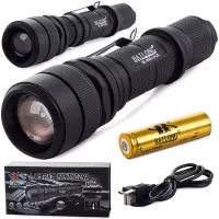 Latarka taktyczna bailong usb led cree xm-l3-u3