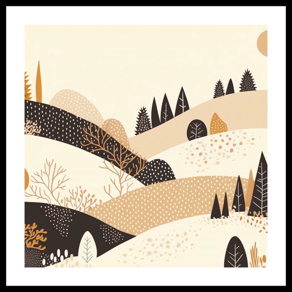 Plakat 60x60cm Jesień w Wzgórzach zdjęcie 3